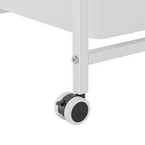 Fabricant de rangements domestiques Chariot de rangement à <span class=keywords><strong>4</strong></span> tiroirs en plastique Chariot utilitaire double face pour la cuisine Support de rangement - Product Image 5