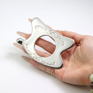 Individuelles Logo Metall-Gua-Sha-Körpermassagegerät Koreanisches Körper- und Gesichtslifting-Muskelentspannungs-Massagebrett Lymphdrainage - Product Image 4
