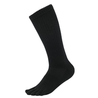 Chaussettes de randonnée en laine mérinos thermique Toe pour hommes et femmes