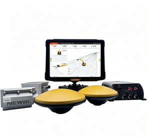 ระบบควบคุมเครื่องขุดดินความแม่นยำสูง GNSS RTK NEWDI SMARTWORK 3D ระบบนำทางขุดเจาะ TG63 TX63 EMG100 - Product Image 2