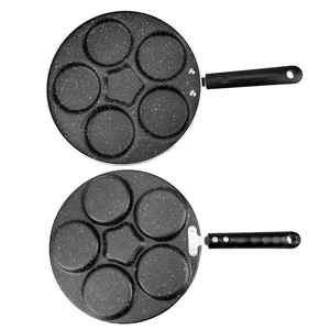 Poê<span class=keywords><strong>le</strong></span> à frire antiadhésive 4/5/7 trous pour œufs, crêpes, steaks – Poê<span class=keywords><strong>le</strong></span> créative pour œufs, <span class=keywords><strong>jambon</strong></span>, omelettes épaisses – Appareil à petit-déjeuner - Product Image 5