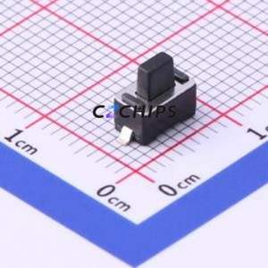 TS-1101S-B-C-B-B-A Tactile Switch SMD,6x3.5mm Switch Single Pole Single Throw Rectangle Button 1.68N Vertical Mount - Product Image 1