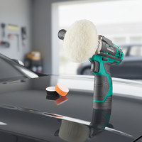 Polisseuse de réparation de peinture automobile portable sans fil Liangye LCP699-2 DC 12V avec 0-7500 tr/min et tampon de 3 pouces