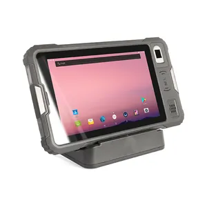 Impressão digital 7 8 polegada 3g 4g wifi nfc android tablet industrial touch screen pc em um tablet pc robusto tablet