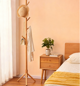 <span class=keywords><strong>Porte</strong></span>-<span class=keywords><strong>manteau</strong></span> multifonctionnel portable en bois, support d'angle moderne autoportant pour vêtements, idéal pour salon, chambre et mobilier de <span class=keywords><strong>maison</strong></span> - Product Image 3