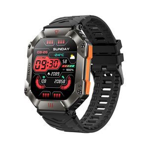 Montre connectée d'extérieur KR80 avec écran HD 2,0'', appels Bluetooth, suivi du sommeil et télécommande, montre connectée sport pour hommes, batterie 650 mAh - Product Image 4