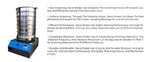 1 Yıl Garantili Mekanik Eleme Makinesi Test Eleği Sallama Makinesi - Product Image 5