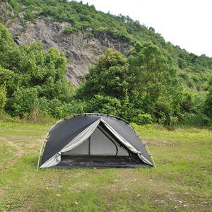 <span class=keywords><strong>Tenda</strong></span> da campeggio ultraleggera da esterno per 2 CXZ-224 doppi strati in bianco <span class=keywords><strong>e</strong></span> nero resistente - Product Image 5