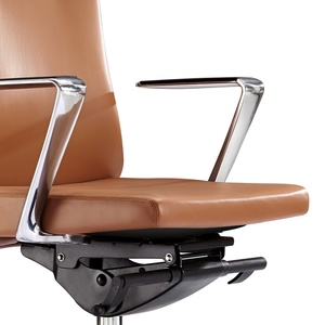 เก้าอี้สำนักงานผู้บริหาร MIGE Modern 360 หมุนได้ ปรับความสูงได้ พนักพิงสูง นั่งสบาย ฐานอะลูมิเนียม หุ้มหนัง PU - Product Image 4