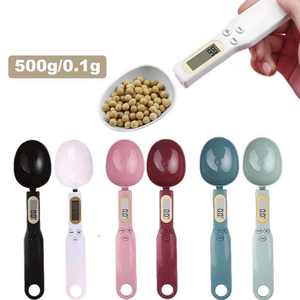 Mini cuillère-balance numérique, balance de cuisine électronique, balance alimentaire LCD, 0,1-500g, cuillère pour peser la farine, le café, la poudre - Product Image 1