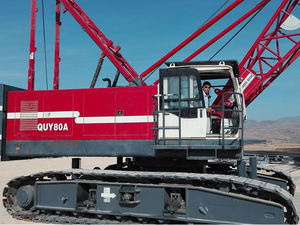 Quy80 טון סורק 80 80 טון מנוף הידראולי גחלים 80 t בוקירוס תיבת הילוכים מצויד מנוע מופעל - Product Image 4