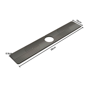 Alfombrilla grande de piedra para secar platos con protector antisalpicaduras para grifo y fregadero, con drenaje automático, precio de fábrica económico para cocina - Product Image 2