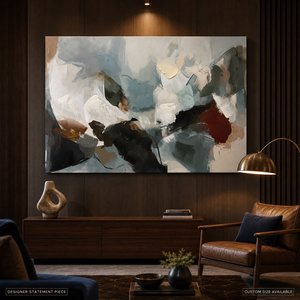 Stampa su Tela Astratta di Alta Qualità, Dipinto a Olio Fatto a Mano, Arte Murale Incorniciata per Decorazione d'Interni di Uffici, Hotel e Gallerie - Product Image 6