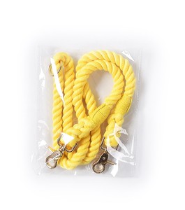 Correa de Lujo para Perros de Dos Cabezas, de Cuerda de Algodón de Color Sólido, Ecológica, 120cm + 90cm - Product Image 6