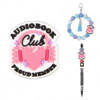 Nouvelles perles focales en PVC au design personnalisé, mignonnes et personnalisables, vente en gros pour la fabrication de stylos