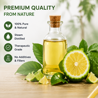 Huile Essentielle de Bergamote 100% Pure et Naturelle Pressée à Froid, Parfum Sucré et Frais pour Savons, Bougies, Parfums et Soins de la Peau