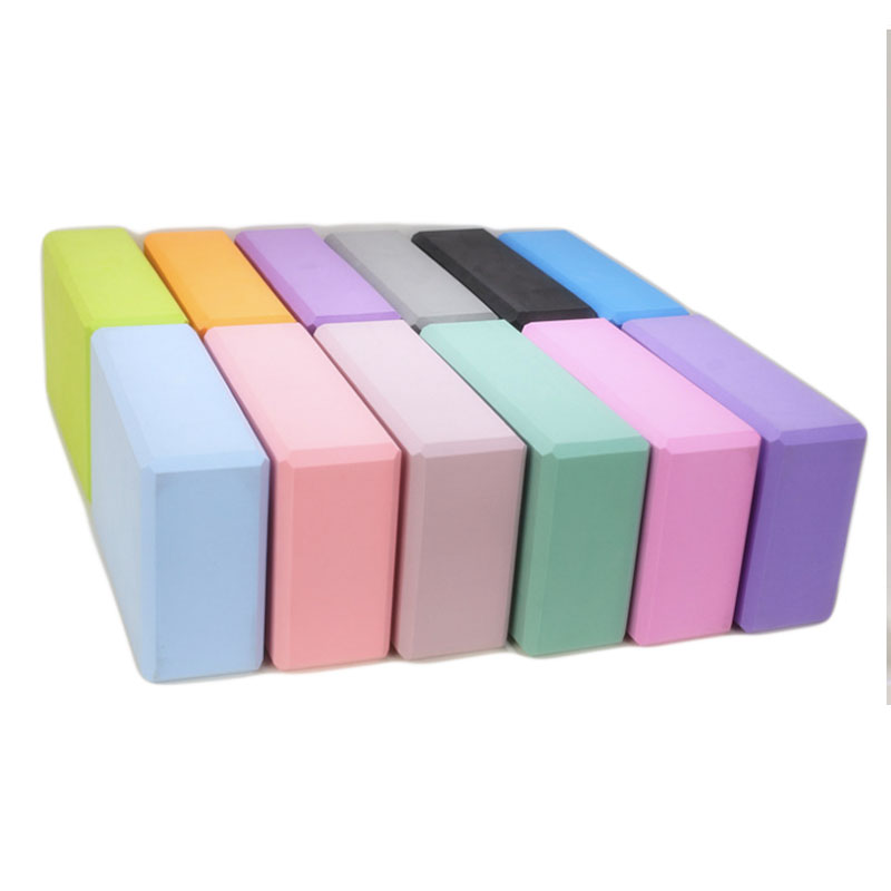 Multicolor disponible / Bloque de yoga EVA