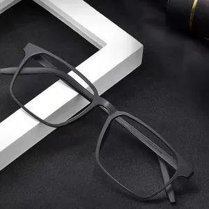 Customizable Pure Titanium Reading Glasses Men Women TR90 Anti-Blue Ray Full frame Computer Spectacles Diopter +1.0 +4.0