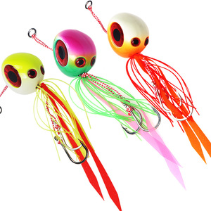 Señuelo de pesca Ya Jie para exteriores, 150g, que brilla en la oscuridad, cebo de fondo para la pesca de lubina. - Product Image 5