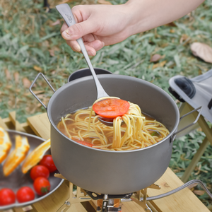 2.1L Pure Titanium Ultralight 267g <b>Camp</b> Cooking Pot Foldable Handle for Backpacking & Camping - Product Image 1