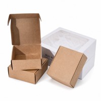 Emballage en carton ondulé biodégradable pour sushis et plats chauds à emporter avec poignée, jetable pour la restauration événementielle