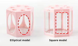 Pecera de Plástico con Luces LED, Pecera Portátil Mini Decorativa, Pecera Pequeña <span class=keywords><strong>para</strong></span> <span class=keywords><strong>Peces</strong></span> <span class=keywords><strong>Betta</strong></span>, <span class=keywords><strong>Juguetes</strong></span> <span class=keywords><strong>para</strong></span> Peceras - Product Image 3