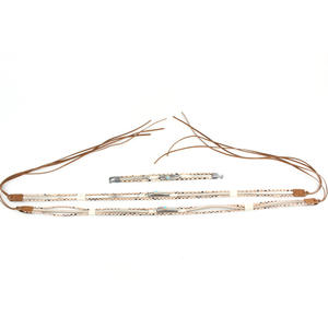 Original moda Simple Pu cuero con aleación decorativa sombrero + pulsera conjunto al por mayor Diy BANDA DE PAJA - Product Image 3