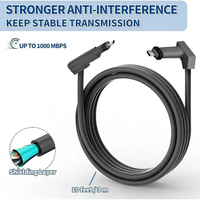 Câble d'extension extérieur Starlink V2 Gen 2 de remplacement Câble Ethernet étanche 26AWG 1200Mbps