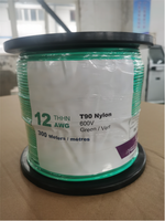 Cable THHN/THWN-2/THWN de Cobre Sólido/Trenzado, Unipolar, Retardante de Llama FT1, con Aislamiento de Nylon UL83, para Uso Industrial y Electrodomésticos, 600V Baja Tensión