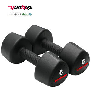 ดัมเบลคุณภาพสูงแบบกำหนดเอง น้ำหนัก 1-10 กก. ดัมเบลทรงสามเหลี่ยมเคลือบยาง - Product Image 4