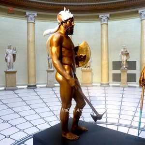 Statue de guerrier romain en bronze grandeur nature de la Grèce antique à <span class=keywords><strong>vendre</strong></span> - Product Image 3