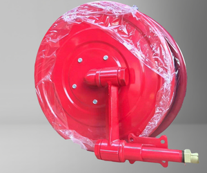 Enrouleur de tuyau d'incendie rouge DN20 3/4 pouce avec valve en laiton durable pour les incendies de classe A et B - Product Image 3
