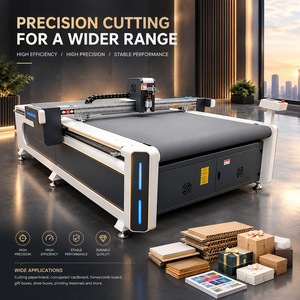 Machine de découpe à couteau oscillant CNC de haute précision REMEYA, traceur de découpe à plat pour carton - Product Image 1