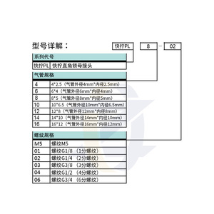 Copper Plated Nickel Elbow Fitting 1/3/4 Tap 4/6/10/12mm Pneumatic Right Angle <b>Connector</b> - Product Image 4