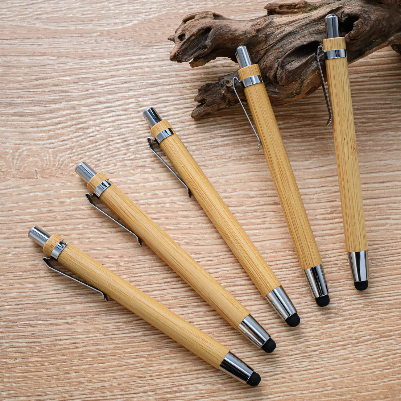 卸売カスタムロゴ環境に優しい竹ジェルボールペンギフト用の高品質の販促用竹ペン