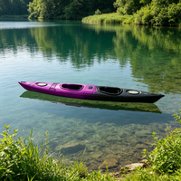 Kayak transparent de haute qualité pour 2 personnes, 17,1 pieds, livraison rapide pour la pêche