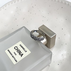 S925 Pure <b>Silver</b> Flower Pattern <b>Ring</b> Open Design Unisex Everyday Wear Jewelry - Product Image 2