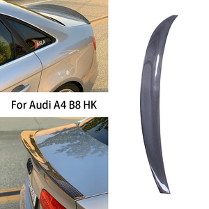For B8 Style Real Carbon Fiber Material <b>Rear</b> <b>Spoiler</b> Trunk Wing 2008-2011 - Product Image 2