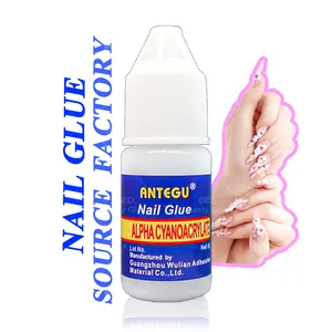 Kit de démarrage pour colle à ongles 3g Formule durable qui protège les ongles naturels Adhésif fort