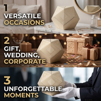Boîte rigide de luxe personnalisée avec logo, emballage de bijoux haut de gamme, design unique