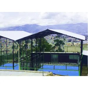 Заводская цена весло теннисное Поле Открытый Padel Court с палаткой на крыше