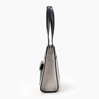 OEM ODM Logo personnalisé sac fourre-tout de luxe pour les femmes dames PU ou sac à main en cuir véritable avec fermeture à glissière