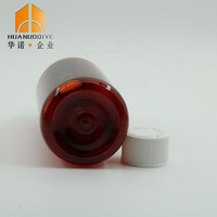 Chine Fabricants 100ml 125 ml Bouteilles en plastique ambre pour animaux de compagnie pharmaceutiques Bouteille de sirop contre la toux pour liquide avec tasse