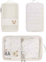 Pochettes de rangement pour couches de bébé OEM, cubes d'emballage imperméables, organisateur de vêtements de voyage pour bébé