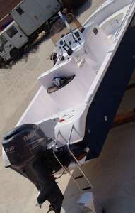 Fabricant de bateaux, console centrale en fibre de verre de 24 pieds (7,20 m) avec auvent, yacht de pêche, ferry de pêche, fabriqué au Vietnam - Product Image 2