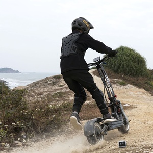 Powerful <b>72V</b> Lithium <b>Battery</b> Dual Motor Dual-drive Fat Tire Foldable Two-Wheeled Scooter for Adults with 80KM/H Speed - Product Image 2