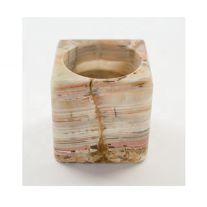 Portavelas votivo de ónix cuadrado de alta calidad, excelente para la decoración del hogar, logotipo personalizable para Pascua - Product Image 4