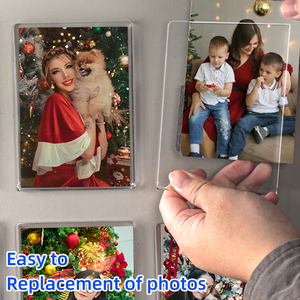 Nhà máy 3x5 <span class=keywords><strong>4x6</strong></span> 5x7 6x8 rõ ràng Acrylic tủ lạnh nam châm khung ảnh tùy chỉnh trống mini từ acrylic khung ảnh - Product Image 6