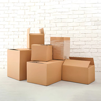 Emballage Grande Boîte d'Expédition Solide Épaissie à Double Paroi 5 Plis Carton Ondulé Taille Personnalisée Boîte en Carton pour Déménagement