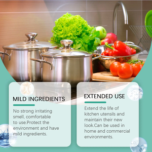 Limpiador de eliminación de suciedad negra quemada de fondo de olla grasienta multiusos JAKEHOE al por mayor - Product Image 3